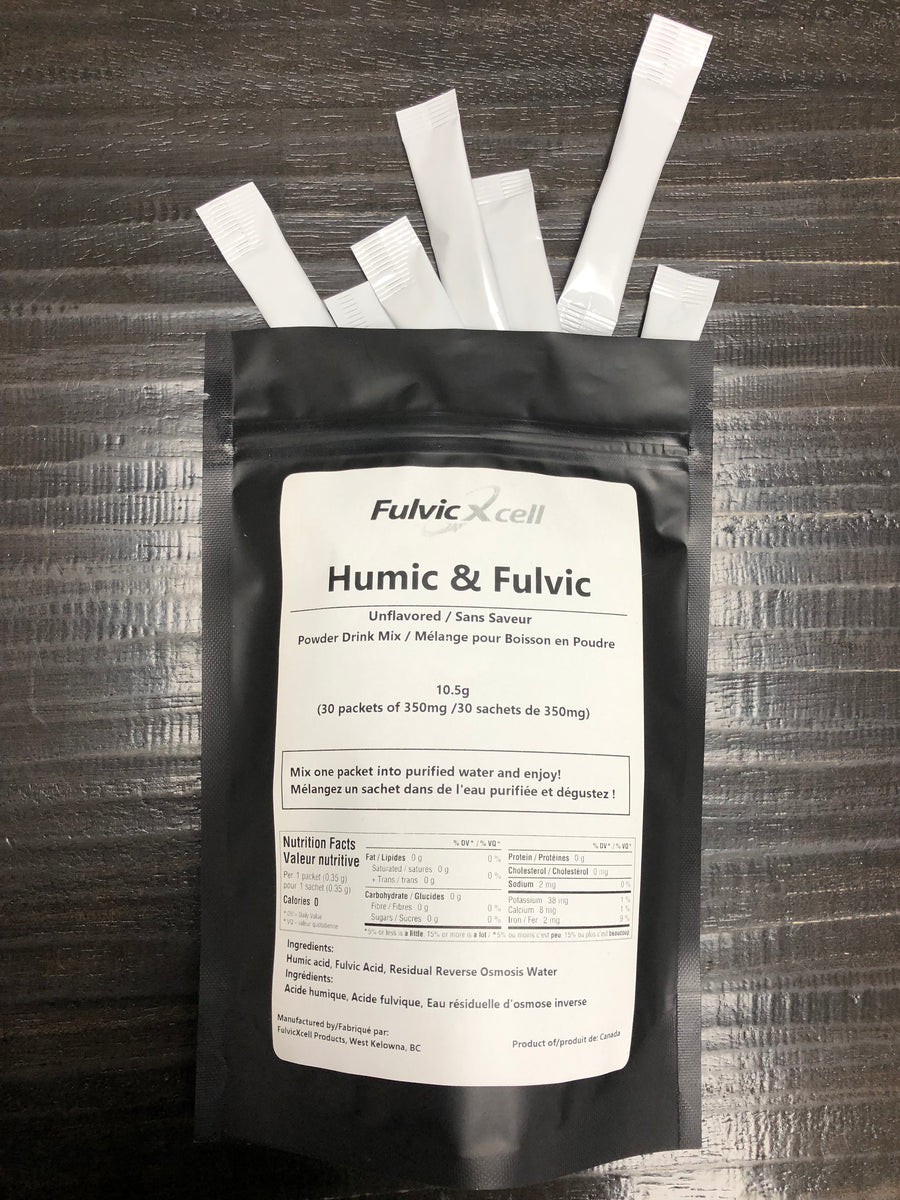 Humic & Fulvic Acid Powder - 30 Packets